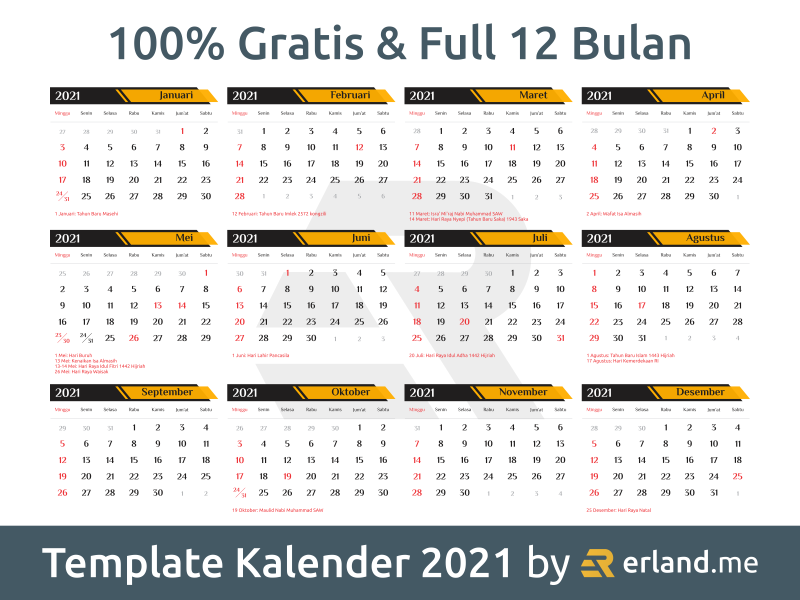 template kalender 2021