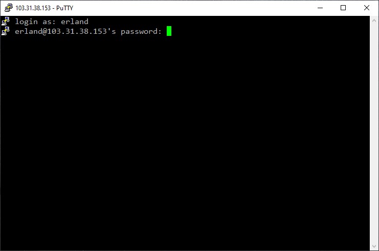 login ssh putty login ssh putty
