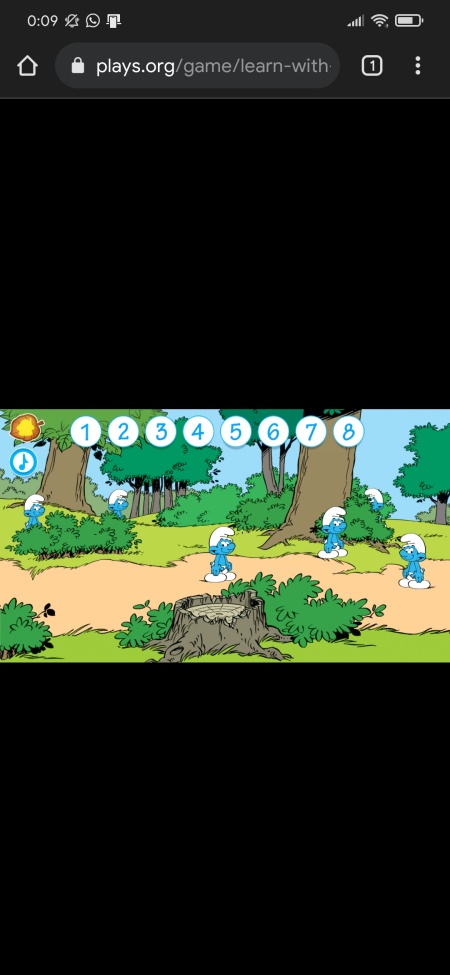 learn with smurfs play